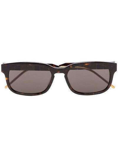 Gucci Eyewear солнцезащитные очки в оправе черепаховой расцветки GG0602S002