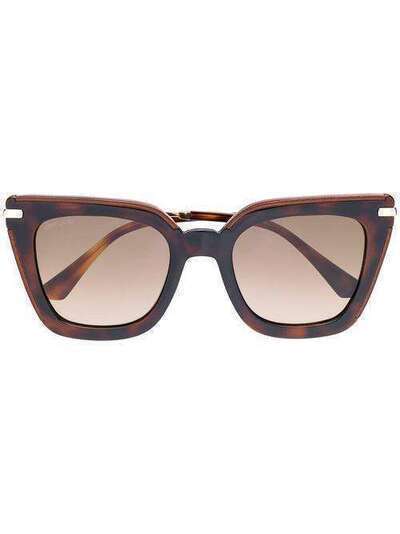 Jimmy Choo Eyewear массивные солнцезащитные очки Ciagras CIARAGS