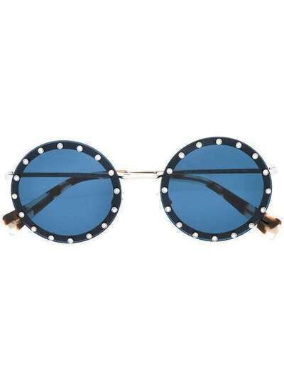 Valentino Eyewear солнцезащитные очки с кристаллами VA2010B300