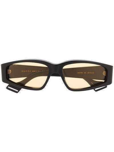 Gucci Eyewear солнцезащитные очки GG0705S в прямоугольной оправе GG0705S