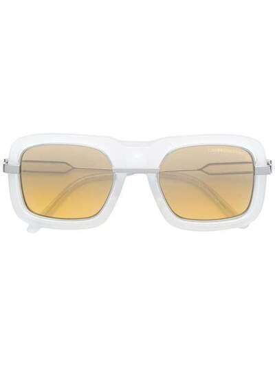 Calvin Klein 205W39nyc clear squared sunglasses CKNYC1880S