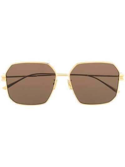 Bottega Veneta geometric-frame sunglasses 628587V4450