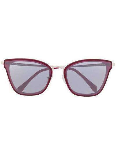 Zadig&Voltaire солнцезащитные очки в оправе 'кошачий глаз' SHAD4206F3