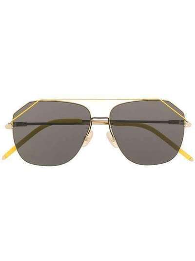Fendi Eyewear солнцезащитные очки-авиаторы оверсайз FFM0043S