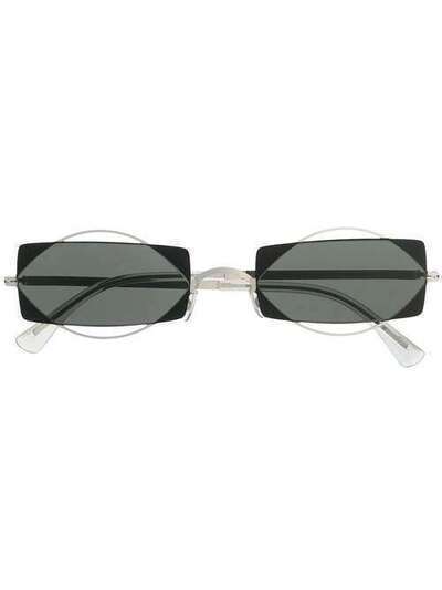 Mykita солнцезащитные очки Charlotte CHARLOTTESHINYSILVERJETBLACK