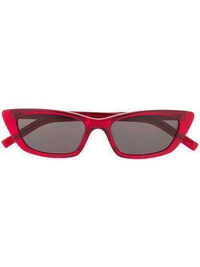 Saint Laurent солнцезащитные очки New Wave SL в оправе 'кошачий глаз' 560038Y9901