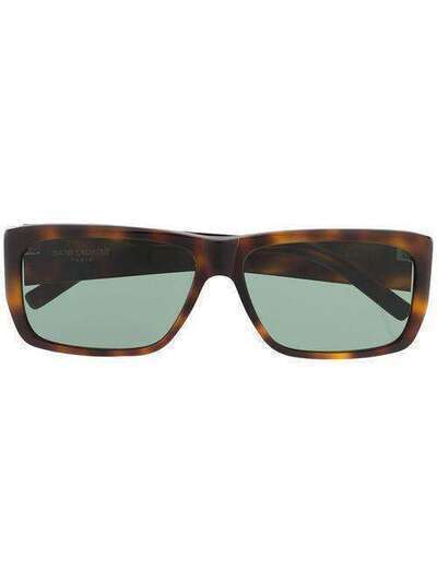 Saint Laurent Eyewear солнцезащитные очки в квадратной оправе SL366LENNY