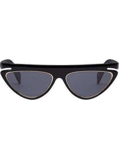 Fendi Eyewear солнцезащитные очки FFluo в оправе 'кошачий глаз' FOG4176CW