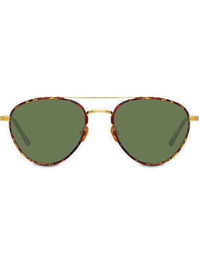 Linda Farrow солнцезащитные очки-авиаторы Brodie C2 LFL954C2SUN
