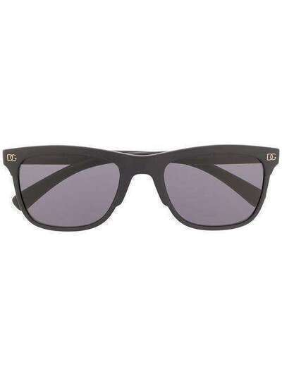 Dolce & Gabbana Eyewear солнцезащитные очки в квадратной оправе DG6139