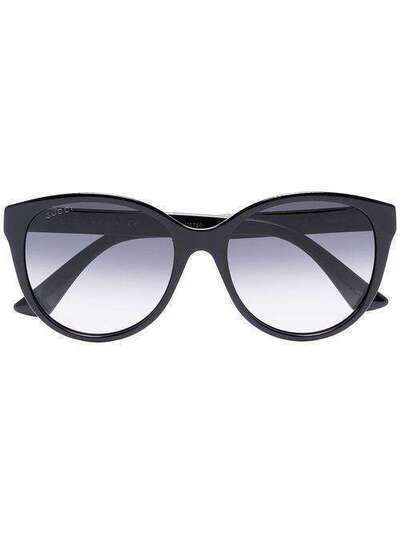 Gucci Eyewear солнцезащитные очки в круглой оправе с эффектом градиента GG0631S