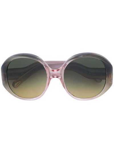 Chloé Eyewear солнцезащитные очки в круглой оправе CE732S