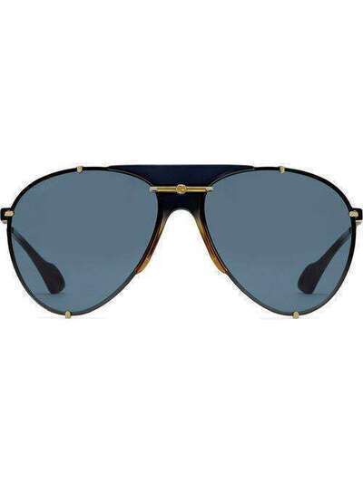 Gucci Eyewear солнцезащитные очки-авиаторы 624148I3330