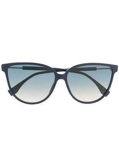 Fendi Eyewear солнцезащитные очки в оправе 'кошачий глаз' FF0345S