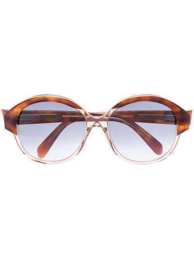 Celine Eyewear солнцезащитные очки Maillons Triomphe в круглой оправе 4S154CPLB