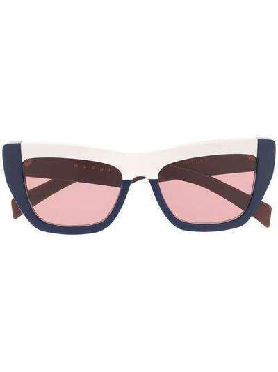 Marni Eyewear солнцезащитные очки в стиле колор-блок ME634S