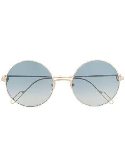 Cartier Eyewear солнцезащитные очки в круглой оправе CT0156S
