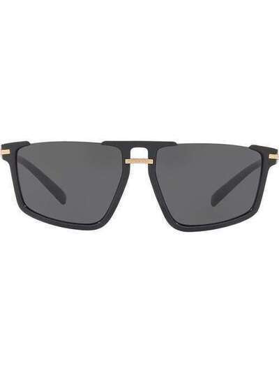 Versace Eyewear солнцезащитные очки Greca Aegis VE4363GB187