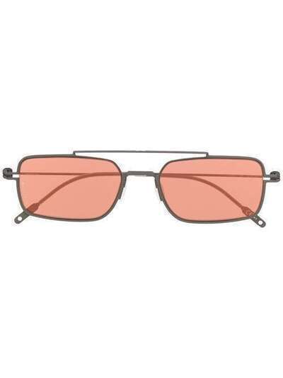 Montblanc солнцезащитные очки в прямоугольной оправе MB0051S