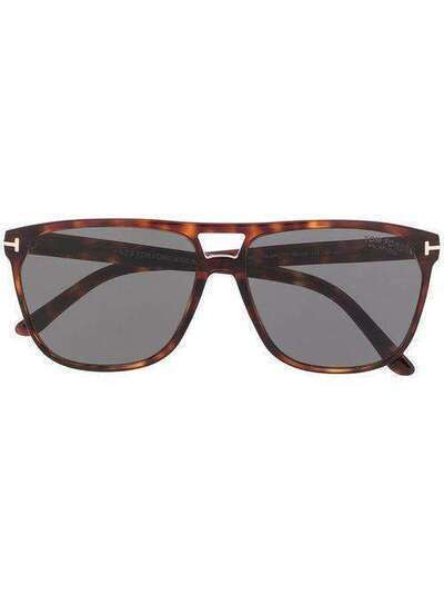 Tom Ford Eyewear солнцезащитные очки Shelton в квадратной оправе FT0679