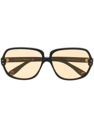 Gucci Eyewear солнцезащитные очки с логотипом GG0778S006