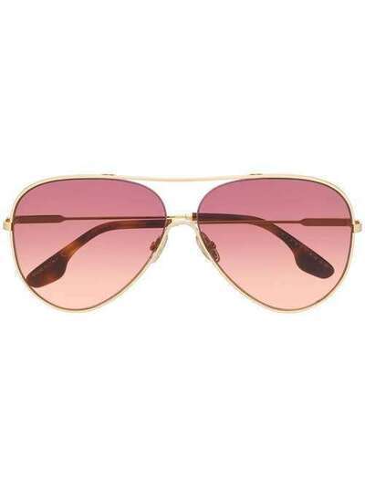 Victoria Beckham солнцезащитные очки-авиаторы с затемненными линзами VB133S