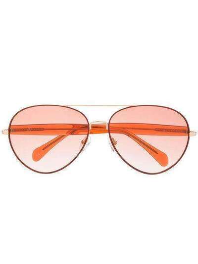 Linda Farrow солнцезащитные очки-авиаторы Primrose MW259C2SUN
