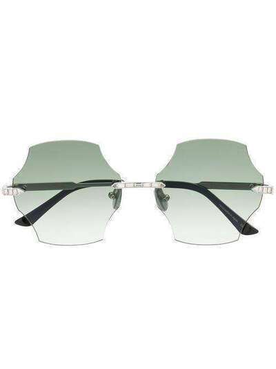Anna Karin Karlsson декорированные солнцезащитные очки Crystal Nest CRYSTALNEST