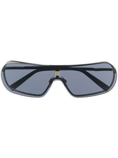 Givenchy Eyewear затемненные солнцезащитные очки с металлическим логотипом GV7168S