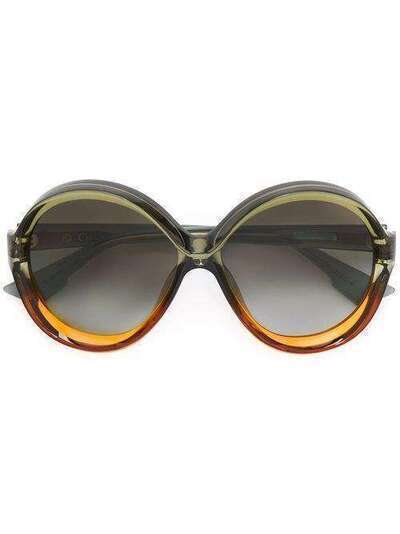 Dior Eyewear солнцезащитные очки в круглой оправе DIORBIANCA