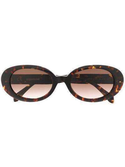 Zadig&Voltaire солнцезащитные очки в оправе черепаховой расцветки SIAD4204F