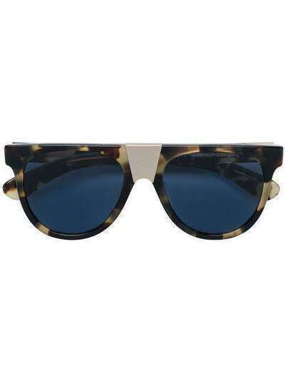 Calvin Klein 205W39nyc солнцезащитные очки в круглой оправе CKNYC1851S