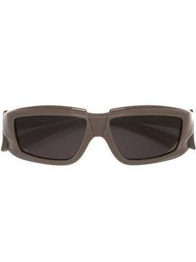 Rick Owens rectangular frame sunglasses RA19F0493GDSTB