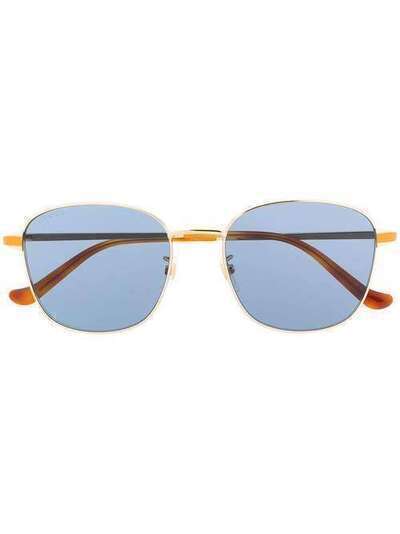Gucci Eyewear солнцезащитные очки в круглой оправе GG0575SK005
