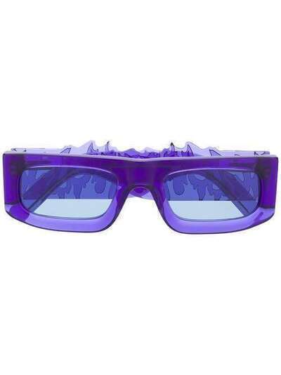 Evangelisti World солнцезащитные очки в полупрозрачной оправе A001C6