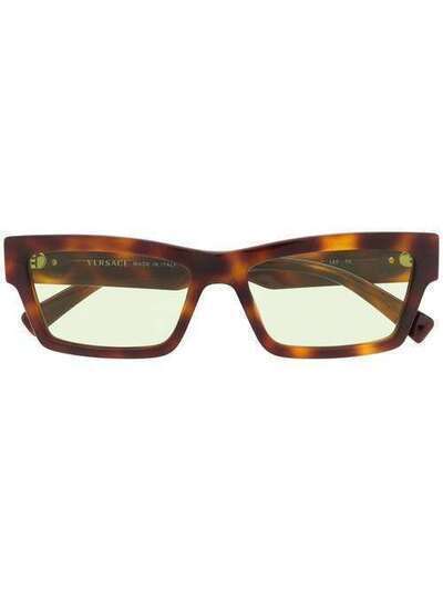 Versace Eyewear солнцезащитные очки в квадратной оправе 4362
