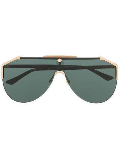 Gucci Eyewear солнцезащитные очки-авиаторы с затемненными линзами GG0584S002