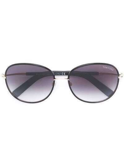 Tom Ford Eyewear солнцезащитные очки с квадратной оправой FT04985901B