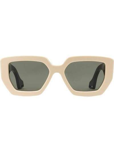 Gucci Eyewear солнцезащитные очки в квадратной оправе 596041J0740
