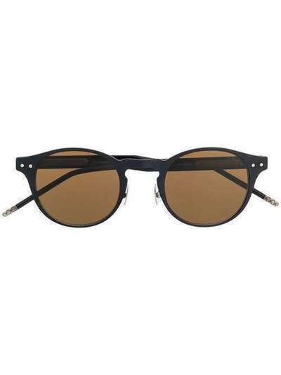 Bottega Veneta Eyewear солнцезащитные очки в круглой оправе BV0180S001