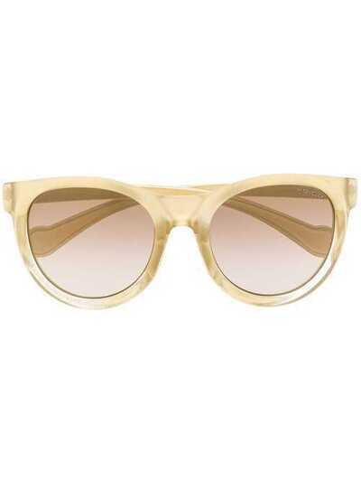 Moncler Eyewear "солнцезащитные очки в оправе ""кошачий глаз""" ML0087S