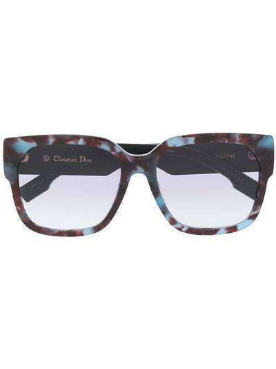 Dior Eyewear солнцезащитные очки в прямоугольной оправе DIORID1F