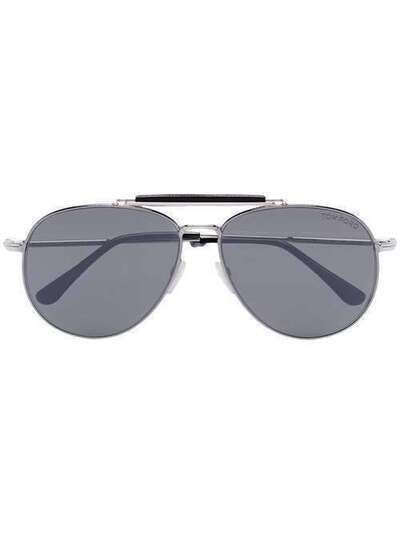 Tom Ford Eyewear солнцезащитные очки-авиаторы Sean FT0536