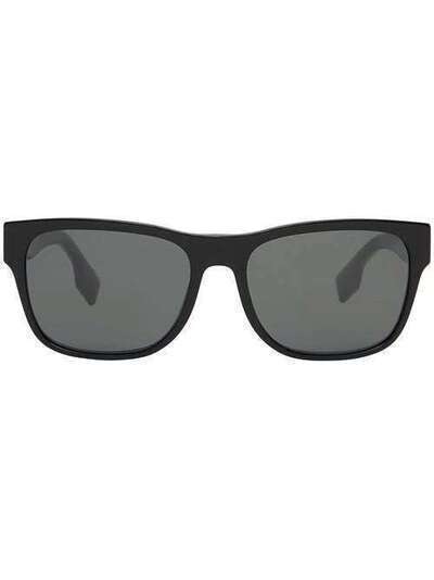 Burberry солнцезащитные очки в квадратной оправе 4081194