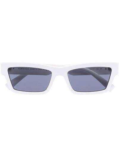 Versace Eyewear солнцезащитные очки в прямоугольной оправе с декором Medusa 0VE4362