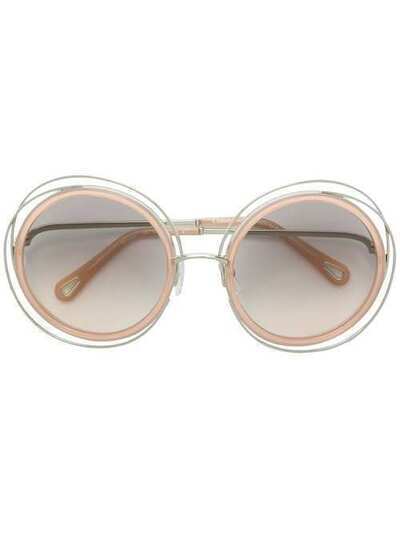 Chloé Eyewear круглые солнцезащитные очки CE120SD