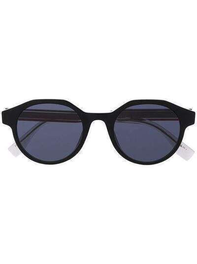 Fendi Eyewear солнцезащитные очки с затемненными круглыми линзами FFM0069GS