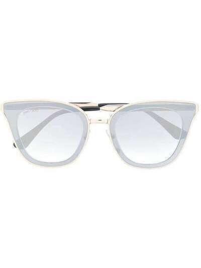 Jimmy Choo Eyewear солнцезащитные очки в оправе 'кошачий глаз' LORYS493YGIC