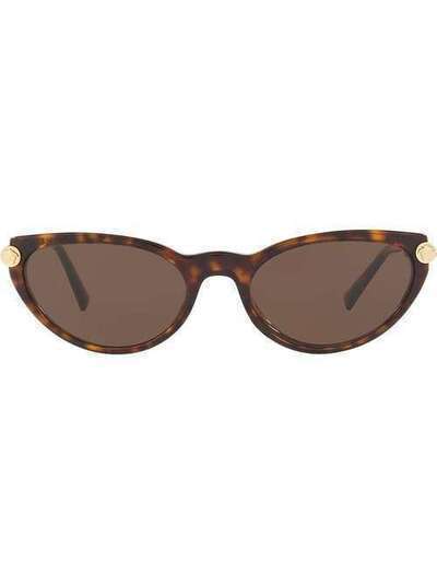 Versace Eyewear солнцезащитные очки V-Rock в оправе 'кошачий глаз' VE4365Q10873