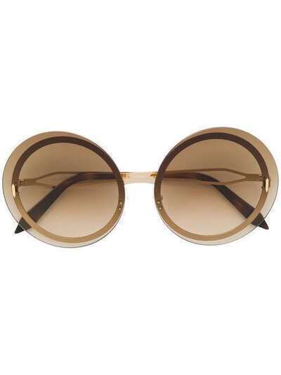 Victoria Beckham солнцезащитные очки 'Floating Round' VBS128C01